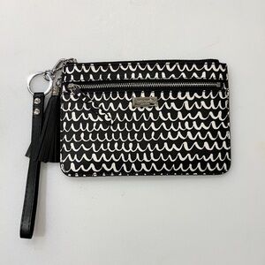 Kate Spade Black and White Wristlet, Pouch